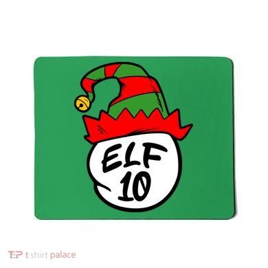 Matching Family Group Elf Hat 10 Mousepad