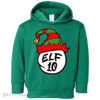 Matching Family Group Elf Hat 10 Toddler Hoodie thumb 0