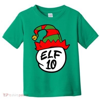 Matching Family Group Elf Hat 10 Toddler T-Shirt