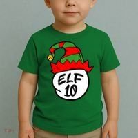 Matching Family Group Elf Hat 10 Toddler T-Shirt thumb 2