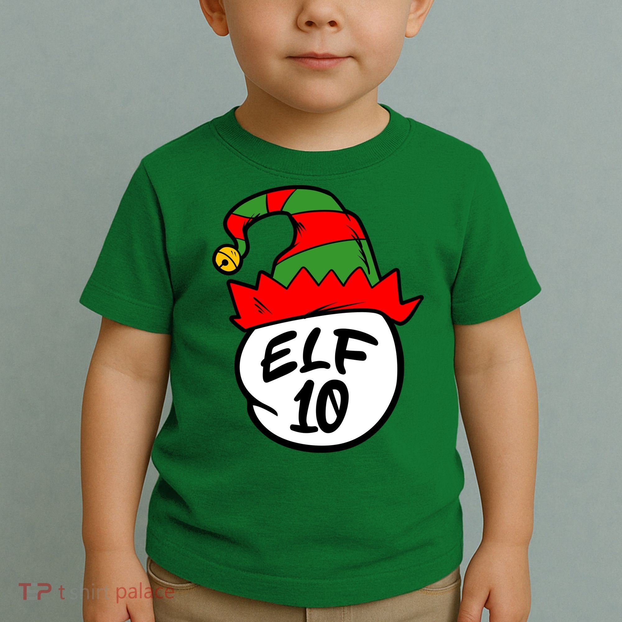 Matching Family Group Elf Hat 10 Toddler T-Shirt