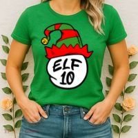 Matching Family Group Elf Hat 10 Women's T-Shirt thumb 2