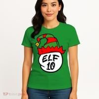 Matching Family Group Elf Hat 10 Women's T-Shirt thumb 4