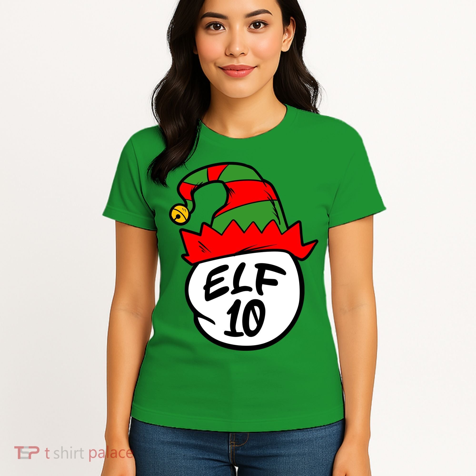Matching Family Group Elf Hat 10 Women's T-Shirt