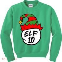 Matching Family Group Elf Hat 10 Kids Sweatshirt thumb 0