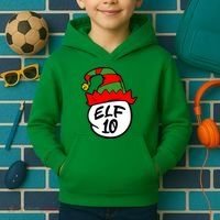 Matching Family Group Elf Hat 10 Kids Hoodie thumb 2