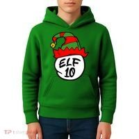 Matching Family Group Elf Hat 10 Kids Hoodie thumb 4