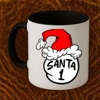 Matching Family Group Santa Hat 1 Coffee Mug thumb 2