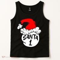 Matching Family Group Santa Hat 1 Tank Top thumb 2