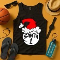 Matching Family Group Santa Hat 1 Tank Top thumb 4