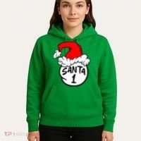 Matching Family Group Santa Hat 1 Hoodie thumb 5