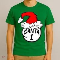 Matching Family Group Santa Hat 1 T-Shirt thumb 3