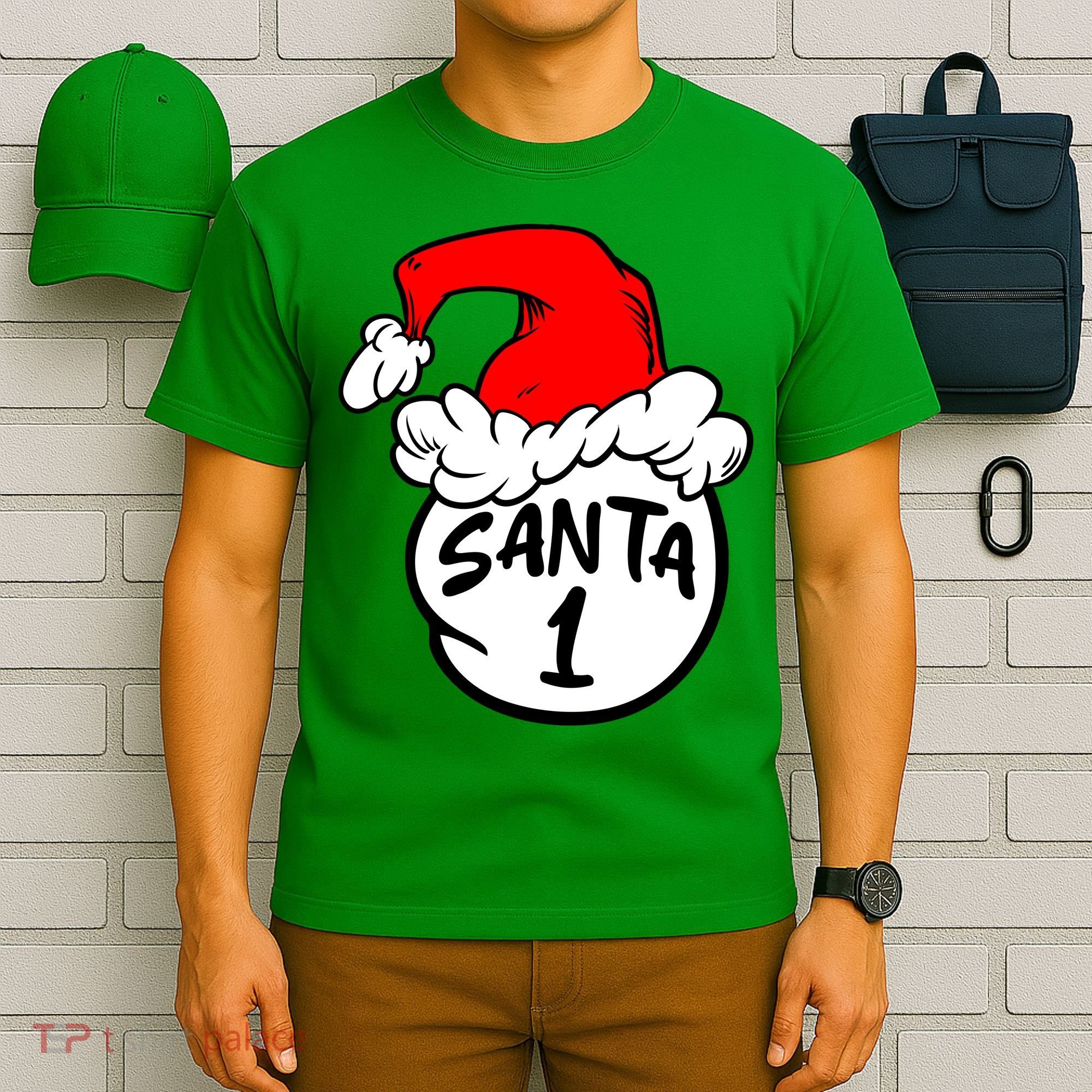 Matching Family Group Santa Hat 1 T-Shirt