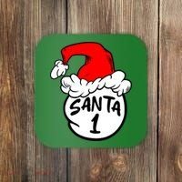 Matching Family Group Santa Hat 1 Coaster thumb 0