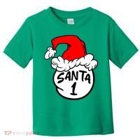 Matching Family Group Santa Hat 1 Toddler T-Shirt thumb 0