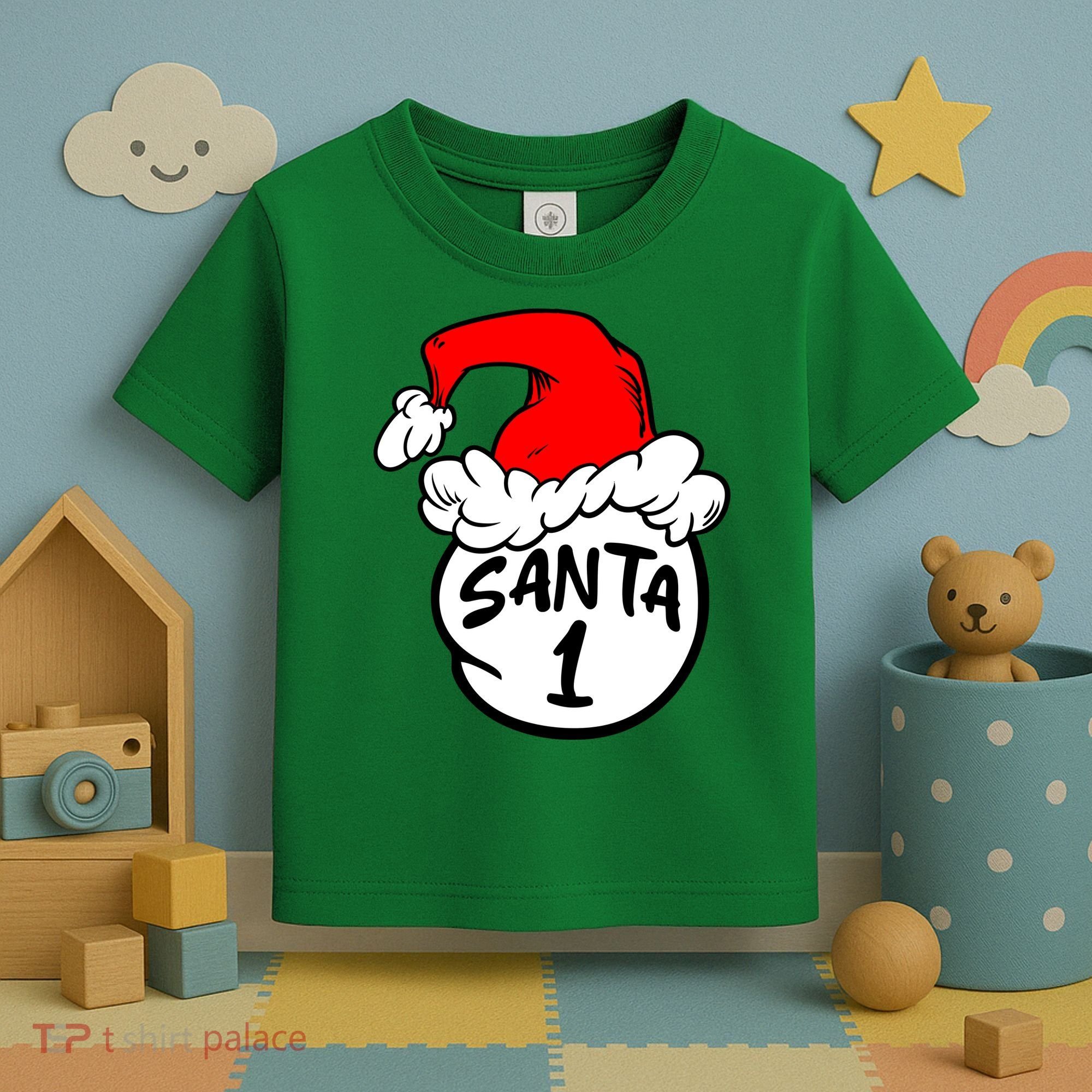 Matching Family Group Santa Hat 1 Toddler T-Shirt