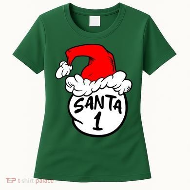 Matching Family Group Santa Hat 1 Women's T-Shirt