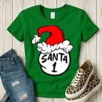 Matching Family Group Santa Hat 1 Women's T-Shirt thumb 3