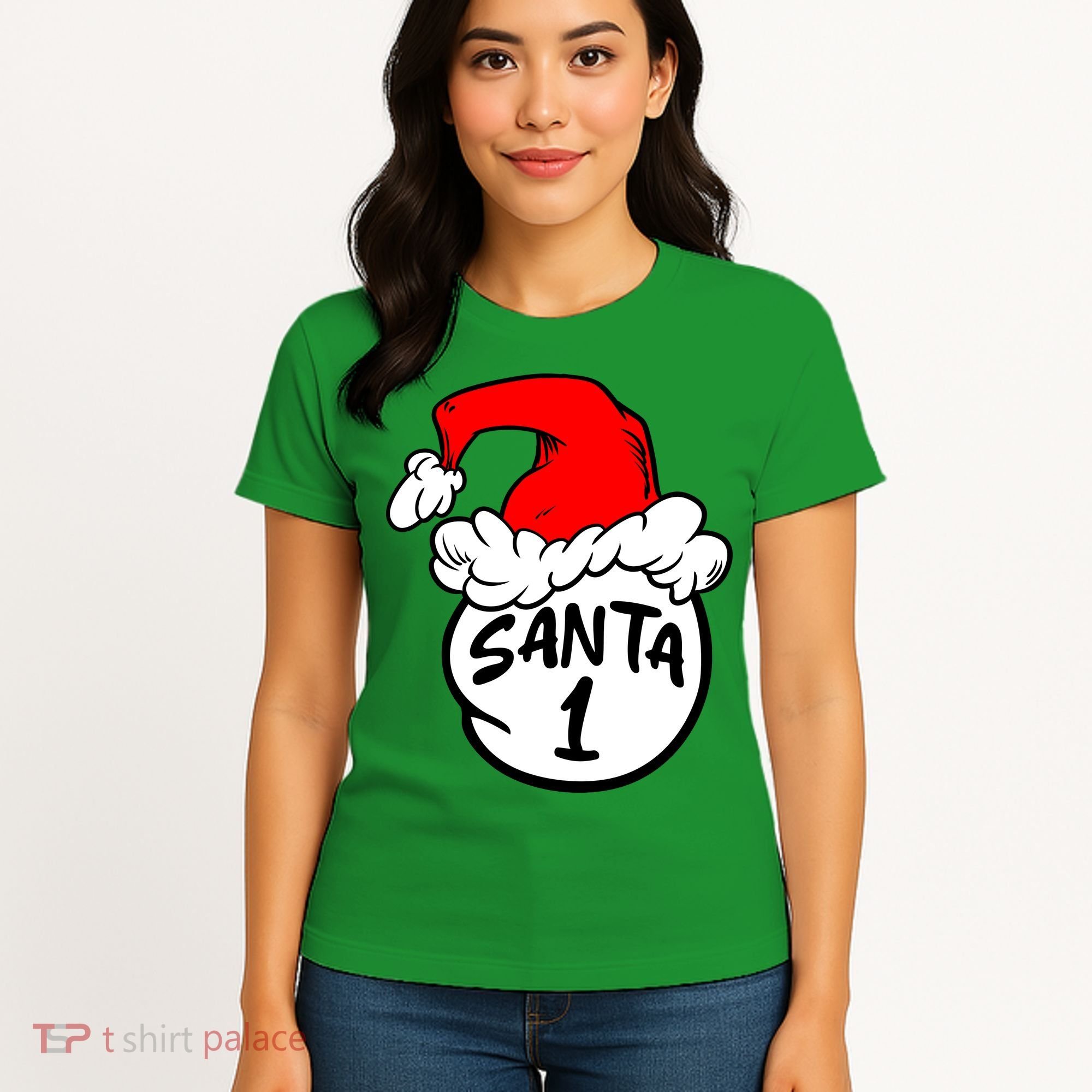 Matching Family Group Santa Hat 1 Women's T-Shirt