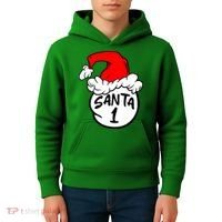 Matching Family Group Santa Hat 1 Kids Hoodie thumb 4
