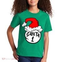 Matching Family Group Santa Hat 1 Kids T-Shirt thumb 2