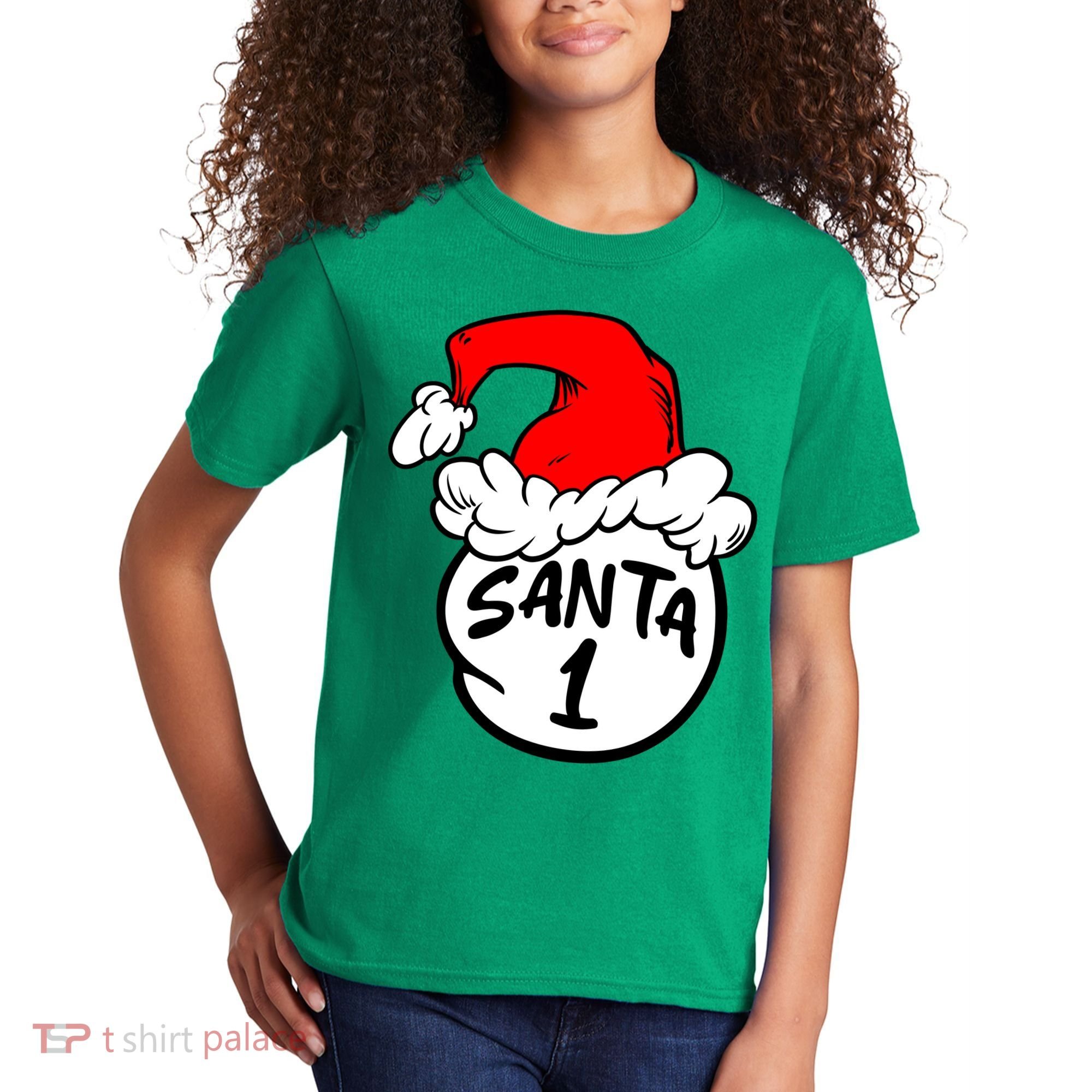 Matching Family Group Santa Hat 1 Kids T-Shirt