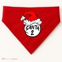 Matching Family Group Santa Hat 2 USA-Made Doggie Bandana thumb 0