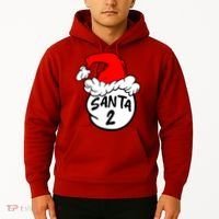 Matching Family Group Santa Hat 2 Hoodie thumb 2