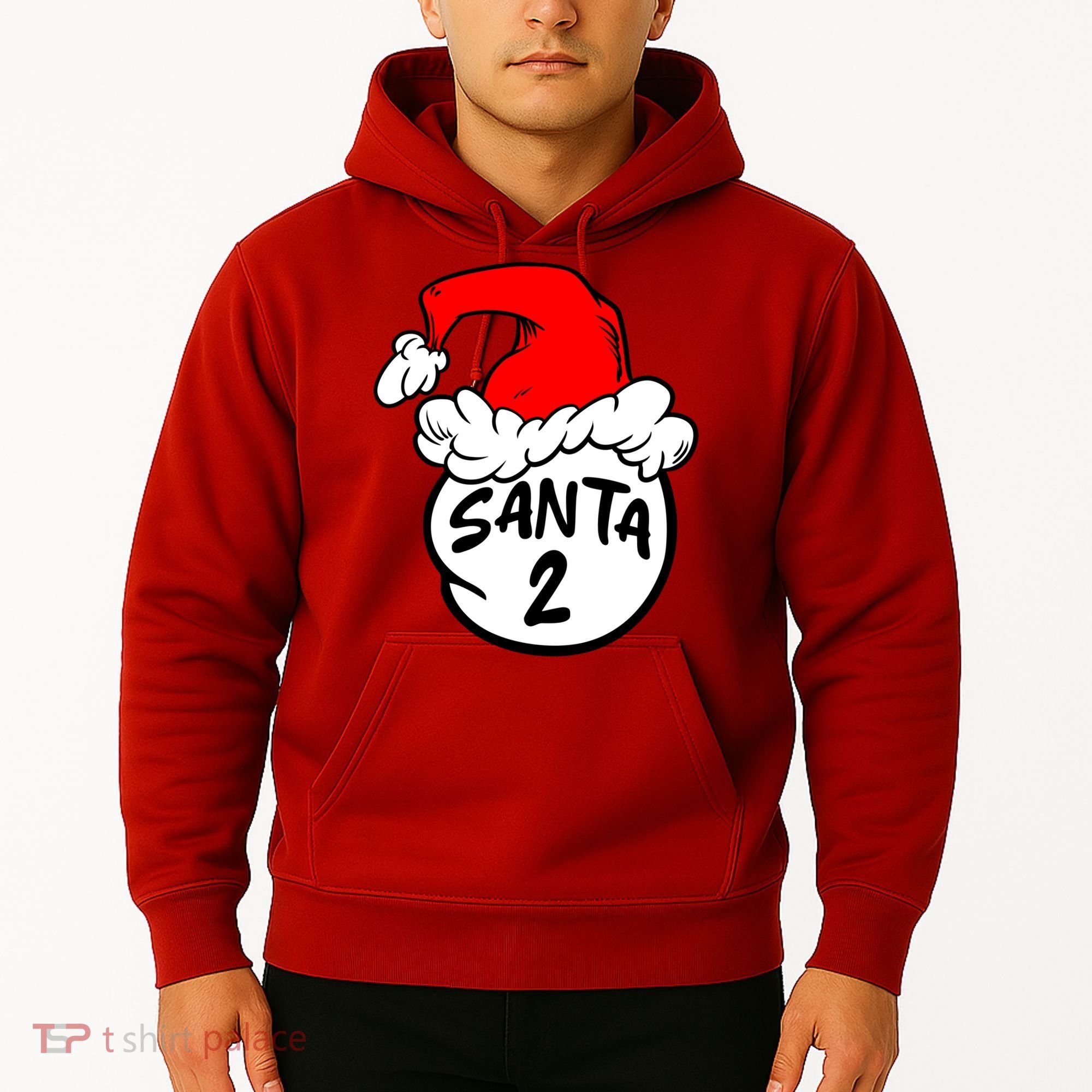 Matching Family Group Santa Hat 2 Hoodie