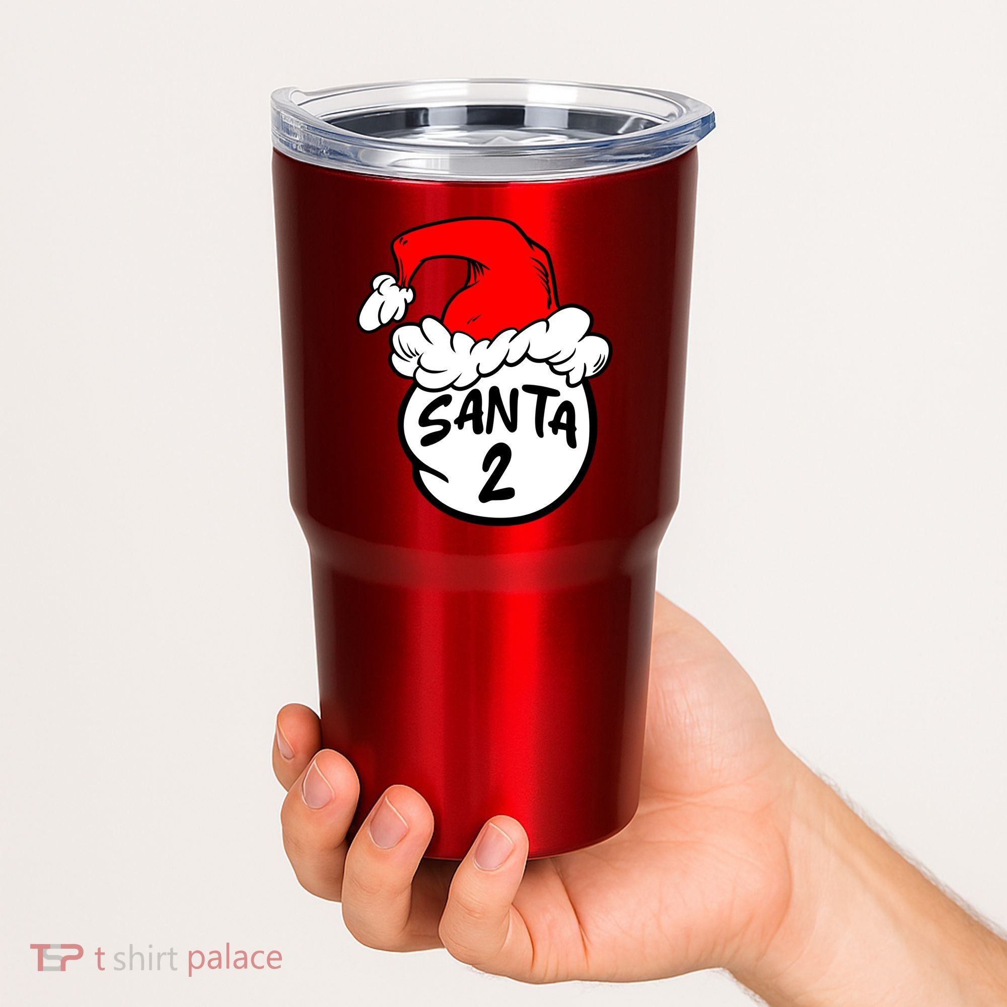Matching Family Group Santa Hat 2 Tumbler