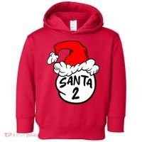 Matching Family Group Santa Hat 2 Toddler Hoodie thumb 0