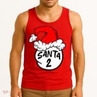Matching Family Group Santa Hat 2 Tank Top thumb 3
