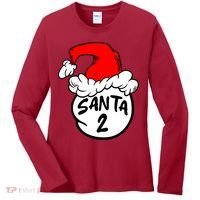 Matching Family Group Santa Hat 2 Women's Long Sleeve Shirt thumb 0