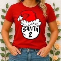 Matching Family Group Santa Hat 2 Women's T-Shirt thumb 2