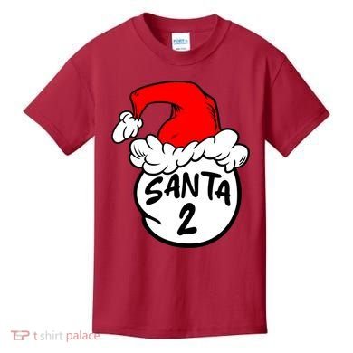 Matching Family Group Santa Hat 2 Kids T-Shirt