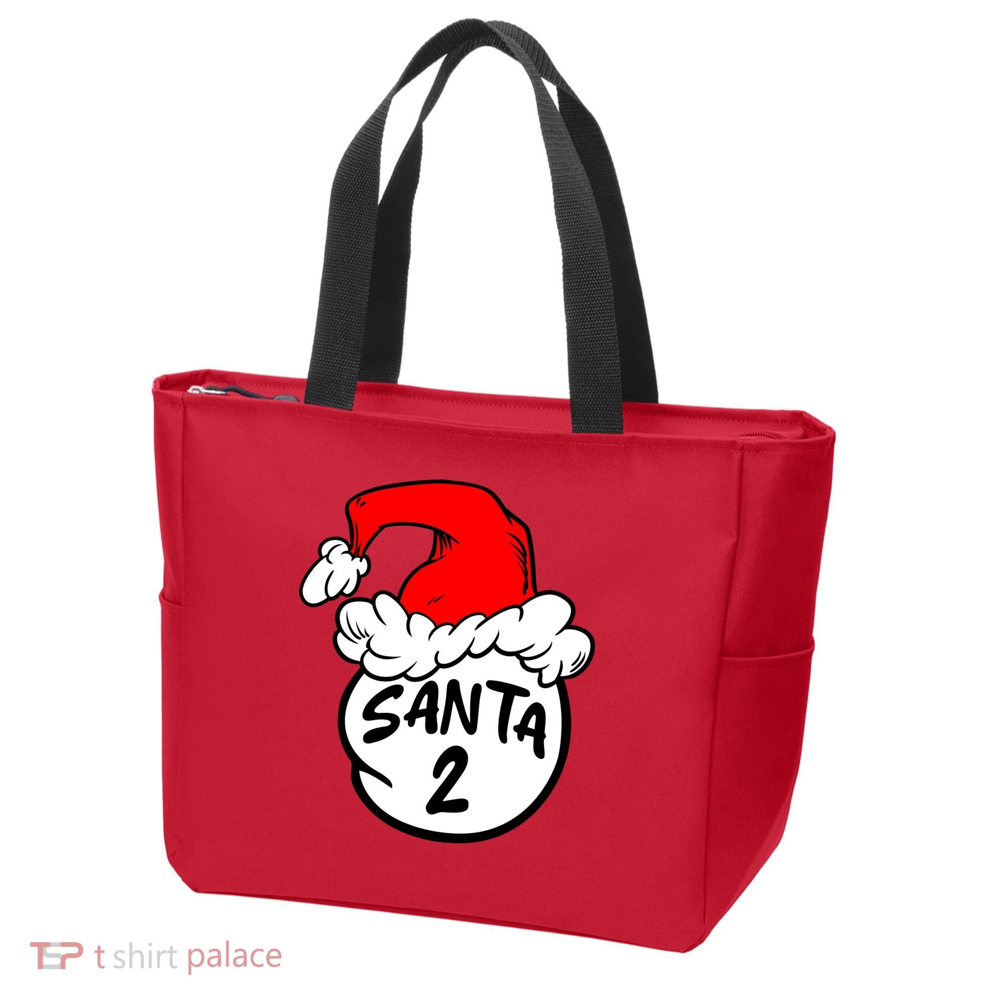 Matching Family Group Santa Hat 2 Tote Bag
