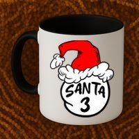 Matching Family Group Santa Hat 3 Coffee Mug thumb 2