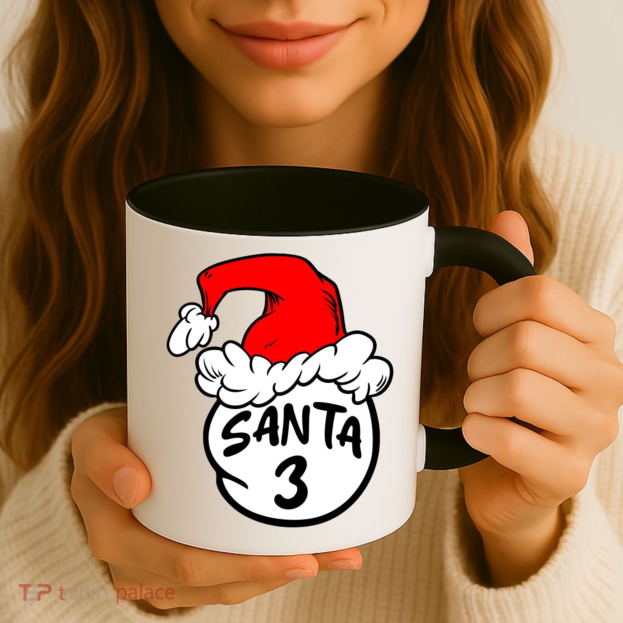 Matching Family Group Santa Hat 3 Coffee Mug