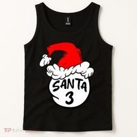 Matching Family Group Santa Hat 3 Tank Top thumb 2
