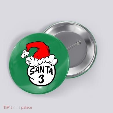 Matching Family Group Santa Hat 3 Button