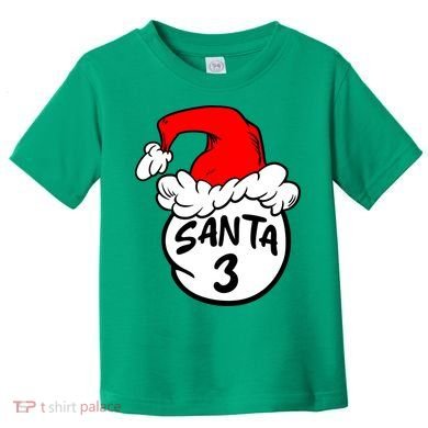 Matching Family Group Santa Hat 3 Toddler T-Shirt