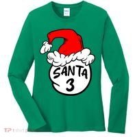 Matching Family Group Santa Hat 3 Women's Long Sleeve Shirt thumb 0