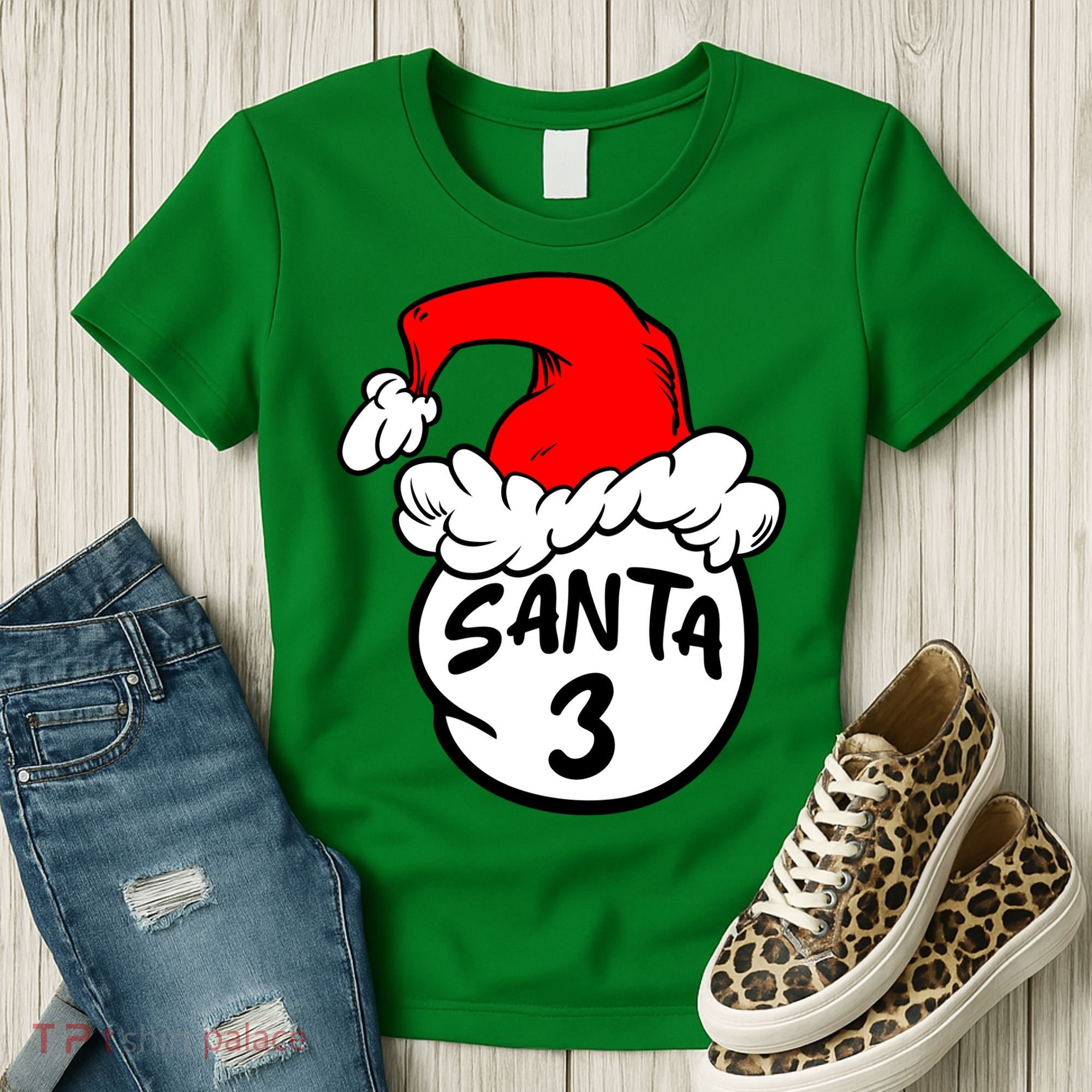 Matching Family Group Santa Hat 3 Women's T-Shirt