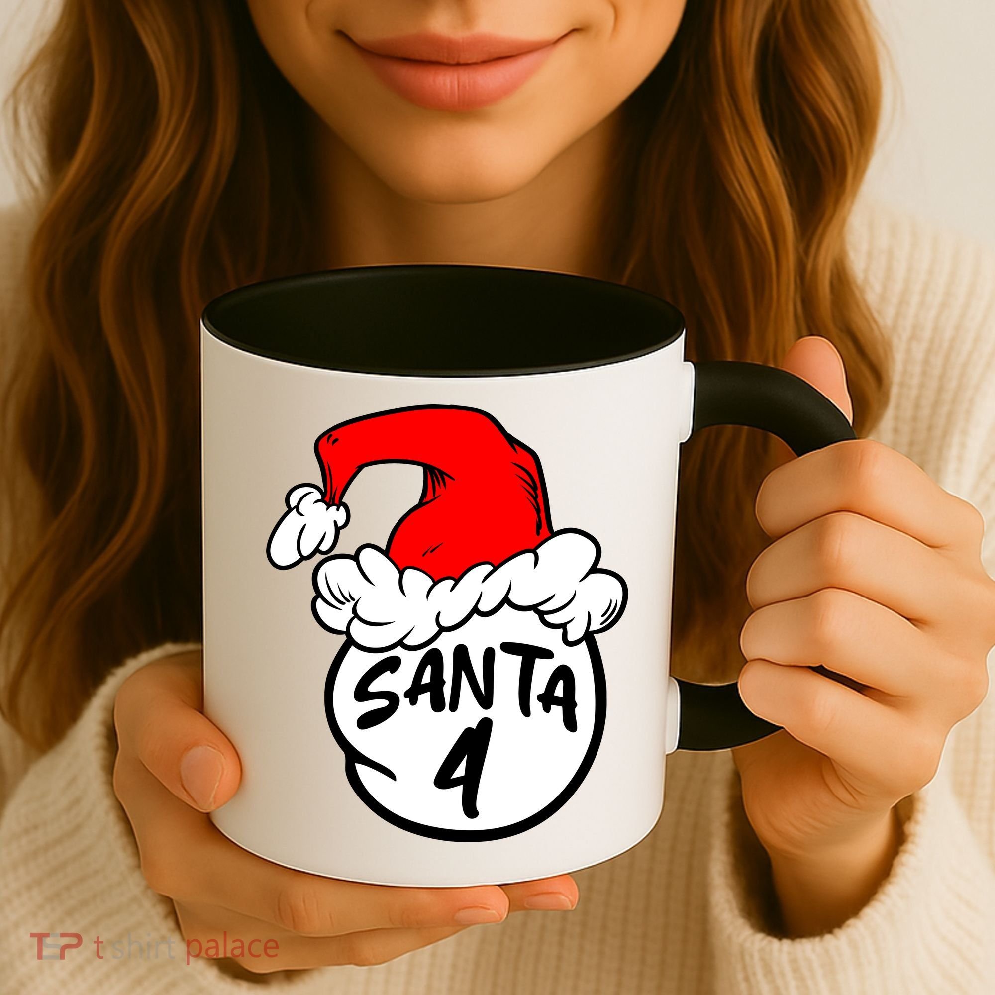 Matching Family Group Santa Hat 4 Coffee Mug