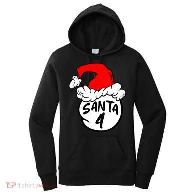 Matching Family Group Santa Hat 4 Women's Hoodie