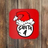 Matching Family Group Santa Hat 4 Coaster thumb 0