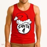 Matching Family Group Santa Hat 4 Tank Top thumb 3