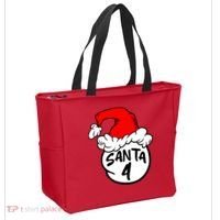 Matching Family Group Santa Hat 4 Tote Bag thumb 2