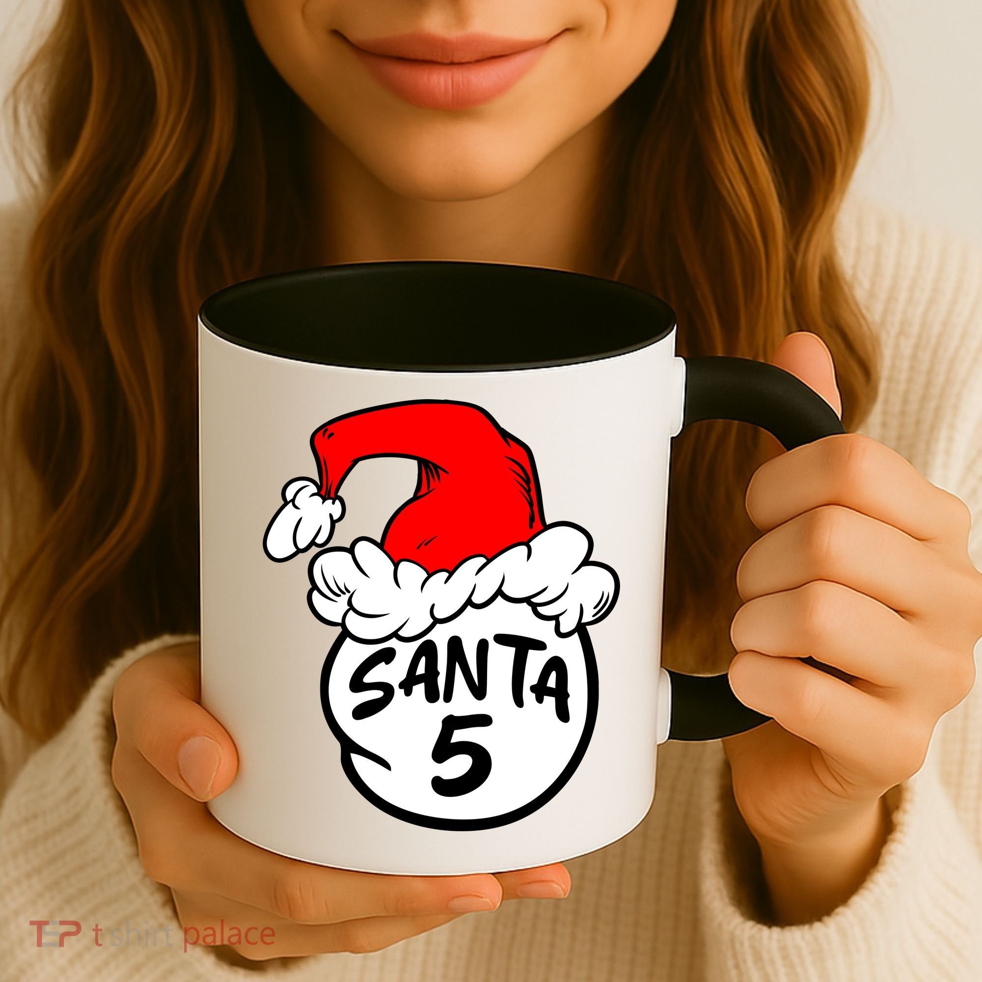 Matching Family Group Santa Hat 5 Coffee Mug