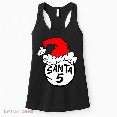 Matching Family Group Santa Hat 5 Women's Tank Top